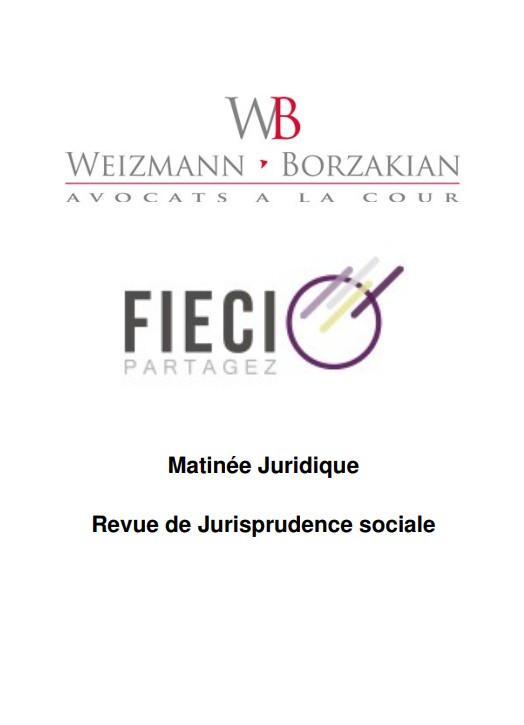 Télécharger les documents de présentation de la Matinale juridique du 26 juin 2026 - Revue de Jurisprudence sociale