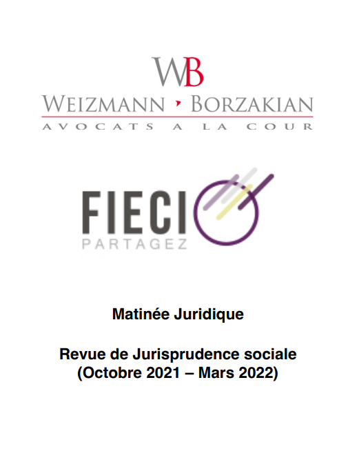 Télécharger le document de présentation de la Matinale juridique 29 octobre 2021 - 